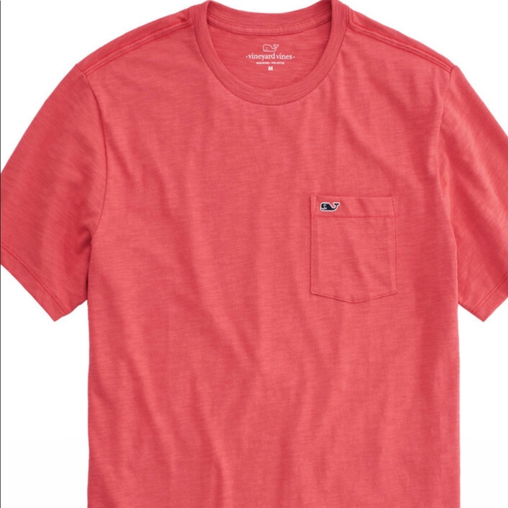 Whale Embroidered Short Sleeve Pocket Tee